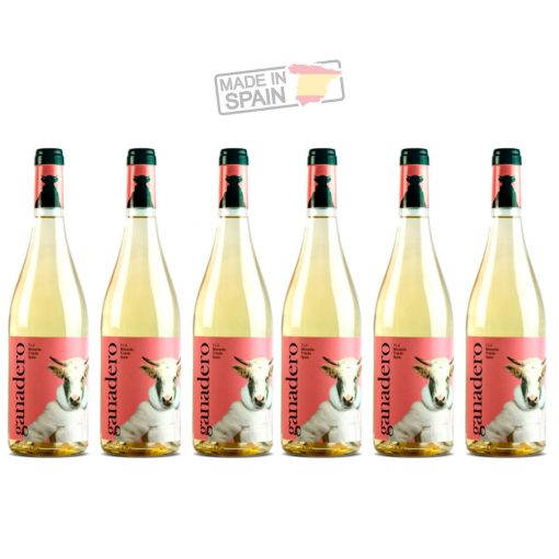 BODEGAS CANOPY SL Vino Blanco Ganadero 2021 Pack x 6 Botellas 750 ml 08