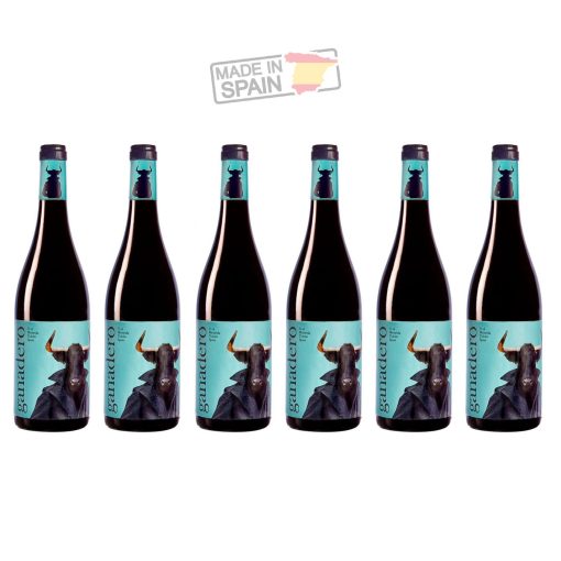 BODEGAS CANOPY SL Vino Tinto Ganadero 2020 Pack x 6 Botellas 75 cl 008