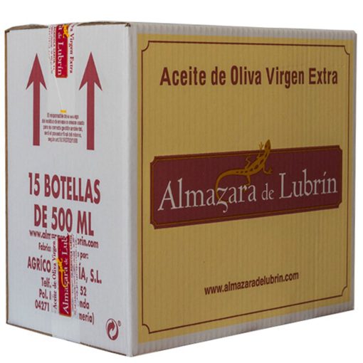 ALMAZARA DE LUBRIN Aceite de Oliva Virgen Extra Green Caja de 15 Botellas X 500 ml iecoo St 006