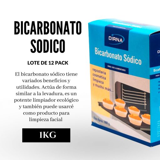 DIRNA BicarbonatoSodico 1Kg 12PACK Iecooperative Lu 002