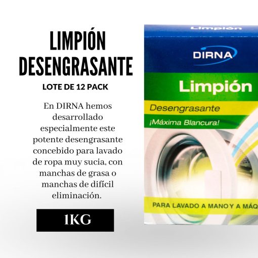 DIRNA LimpionDesengrasante 1Kg 12PACK Iecooperative Lu 003