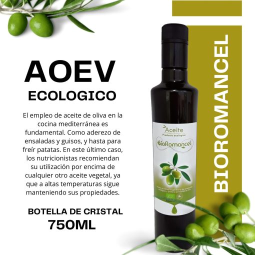 BIOROMANCEL AOVEecologico Botella750ml Lu 009