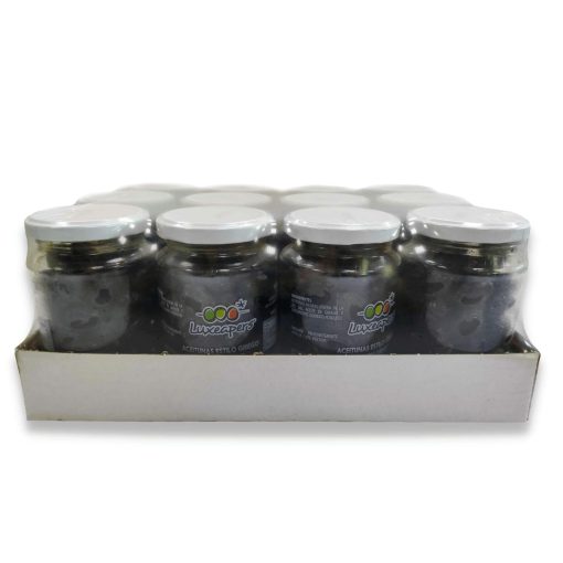 Luxeapers AceitunasNegras FrascosDe230Gr 12Pack Lu 003 1660585986