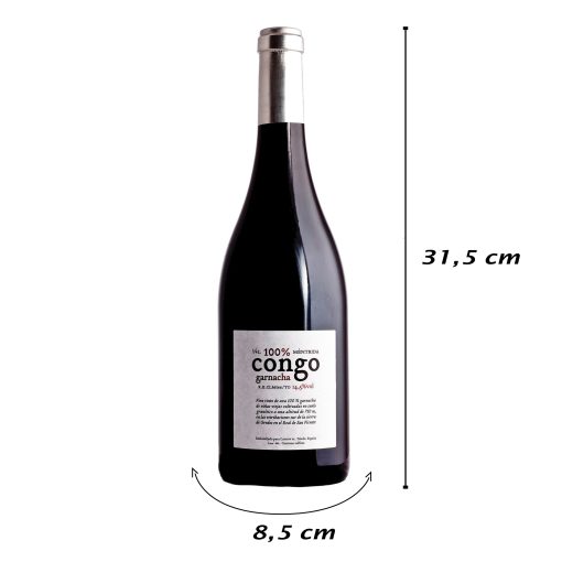 BODEGAS CANOPY SL Vino Tinto Congo 2015 Pack x 3 Botellas 750 ml 012 1662577926