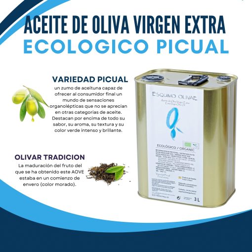 EsquimoOlivae AOVE EcologicoPicual Lata3litroS Lu 005 1663849747