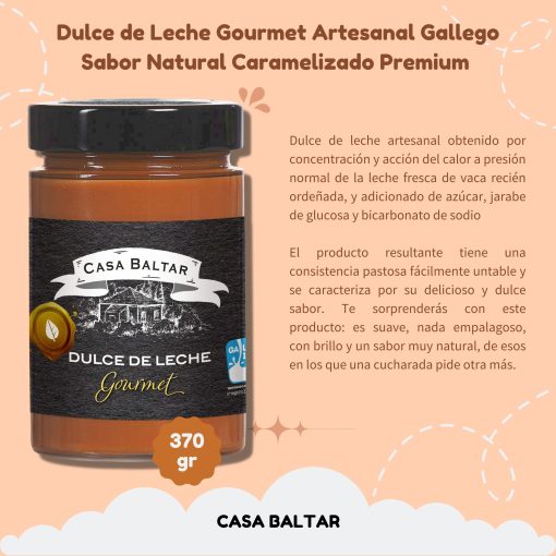 CASA BALTAR Dulce de Leche Gourmet 370 Gr st 13 1665666265