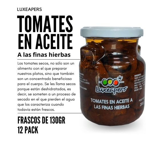 Luxeapers TomateSeco FrascosDe130Gr 12Pack Lu 004 1667826523