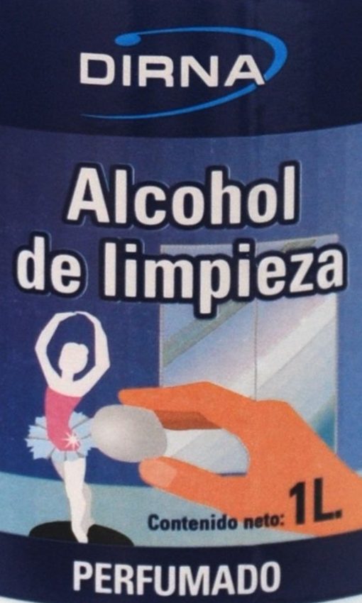 DIRNA Alcohol de Limpieza Perfumado Agradable Botellas 1 Lt Lote 12 PACK3 14 1671557246