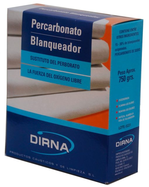 DIRNA Percarbonato Sodico Blanqueador Antical Estuches de 750 Gr Lote 12 PACK 3 ST12 1671559699