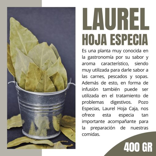 PozoEspecias LaurelHojaEspecia Caja400gr Lu 002 1671201306
