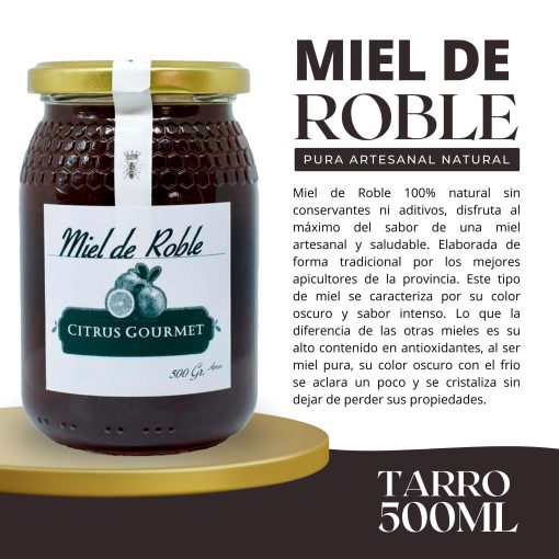 CitrusGourmet MielDeRoble Tarro 500gr Lu 002 1673290868